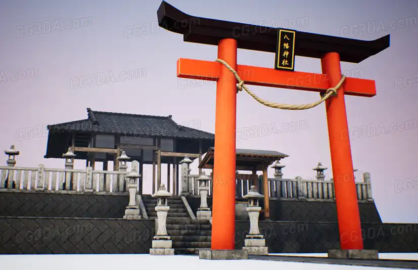 日本神社包-Japanese Shrine Pack - Modular 170+ combinations