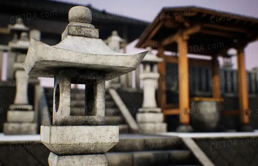 日本神社包-Japanese Shrine Pack - Modular 170+ combinations