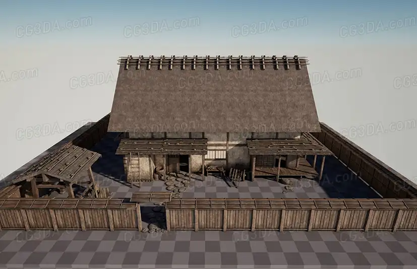 日本民俗住宅房屋-Japanese Modular Folk House