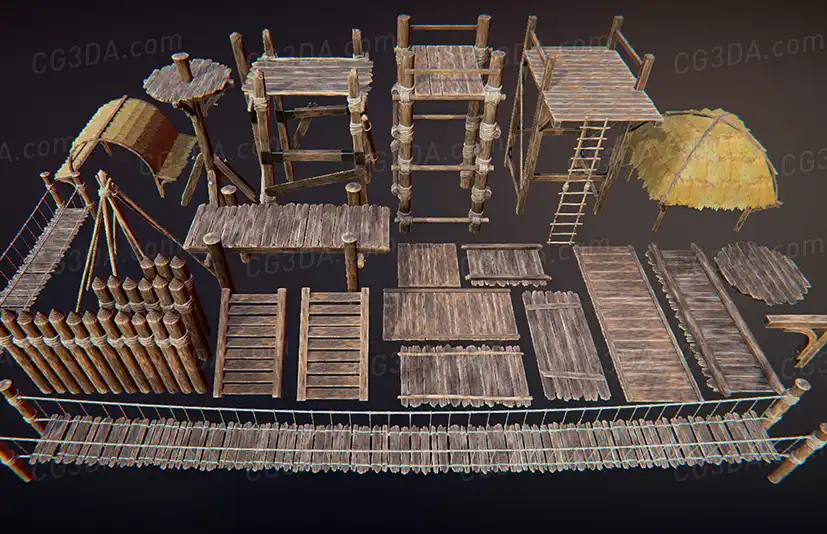木制建筑-Wooden Constructor