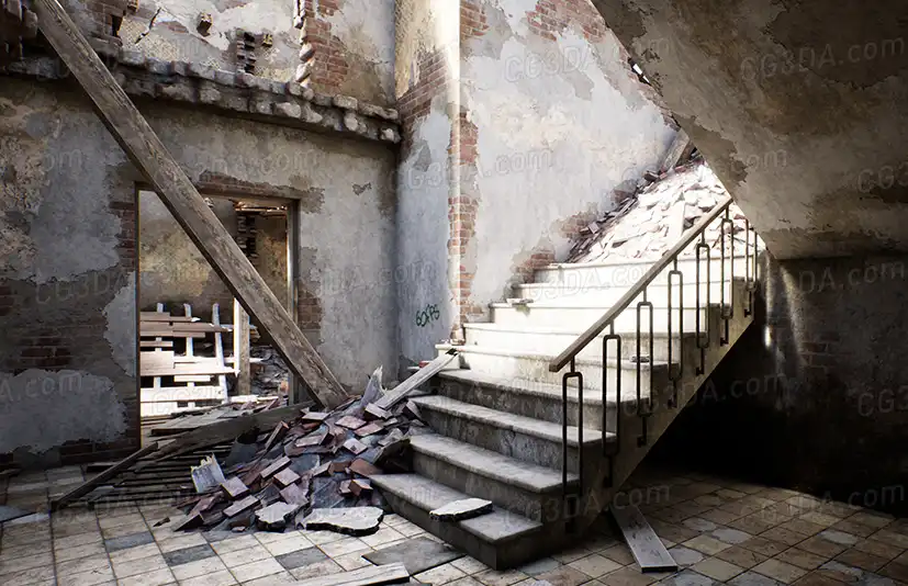 废弃建筑房屋-House Modular Ruins