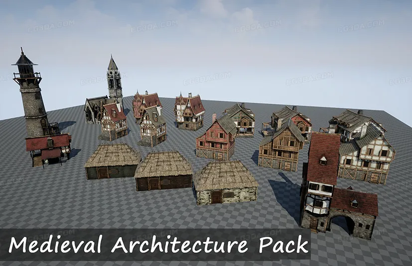 中世纪建筑包 - Medieval Architecture Pack