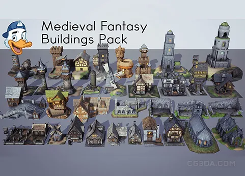 中世纪奇幻建筑 - Medieval Fantasy Buildings