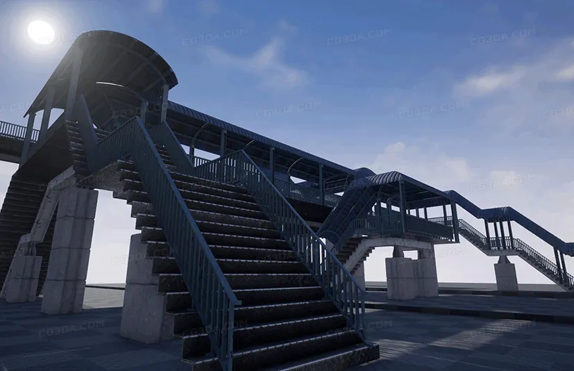 模块化人行天桥 - Modular Footbridge Set