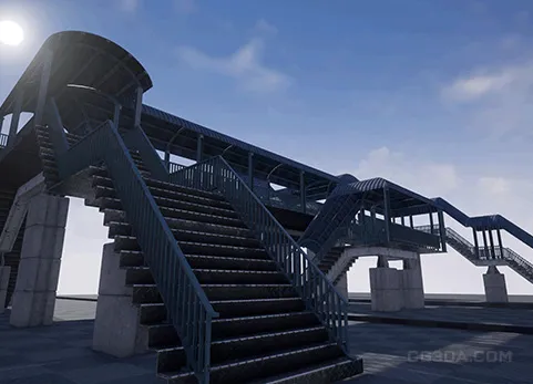 模块化人行天桥 - Modular Footbridge Set
