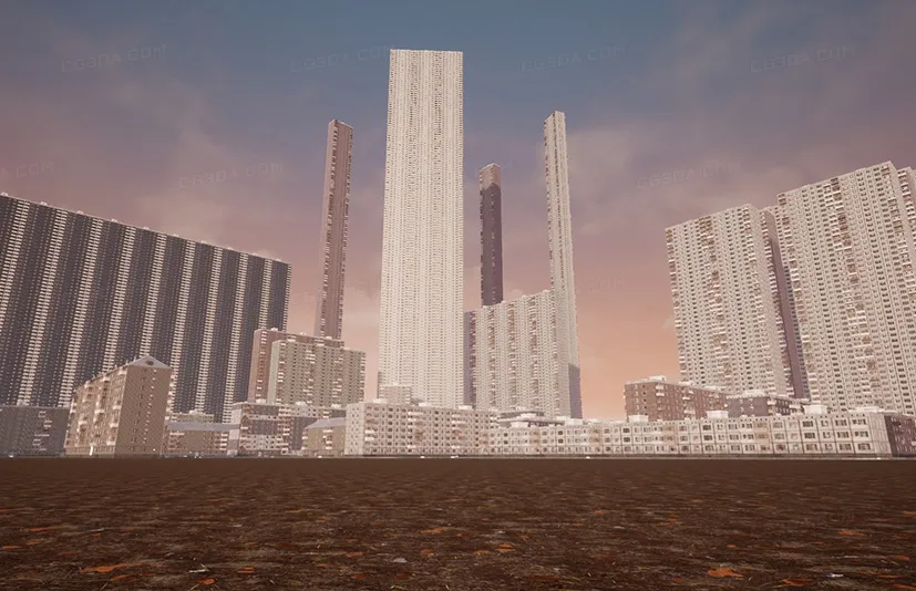 程序化的苏联公寓建筑 - Procedural Russian Apartment Buildings