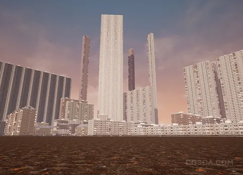 程序化的苏联公寓建筑 - Procedural Russian Apartment Buildings