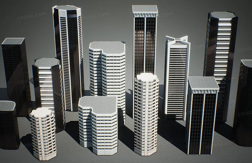 城市背景建筑vol.1-Urban Background Buildings - VOL.1