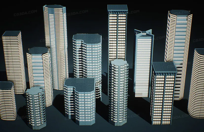 城市背景建筑vol.1-Urban Background Buildings - VOL.1