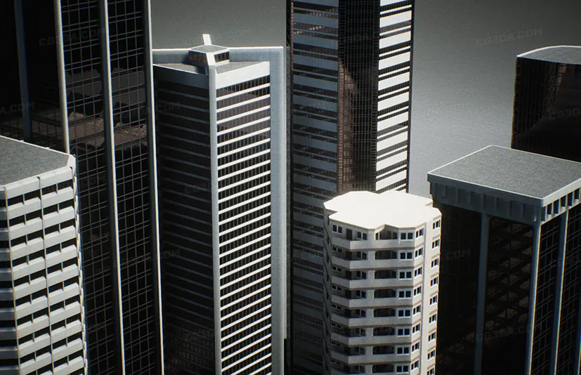城市背景建筑vol.1-Urban Background Buildings - VOL.1