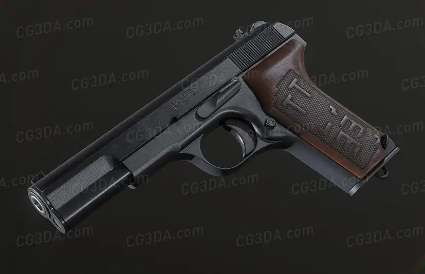 现代武器枪械手枪包-Animated FPS Loaded 3-Pistol Weapons Pack