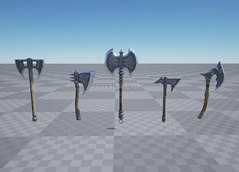 近战武器斧头-Axes Pack