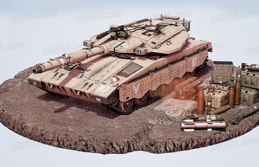 战斗坦克军事包-Battle Tank Military Pack