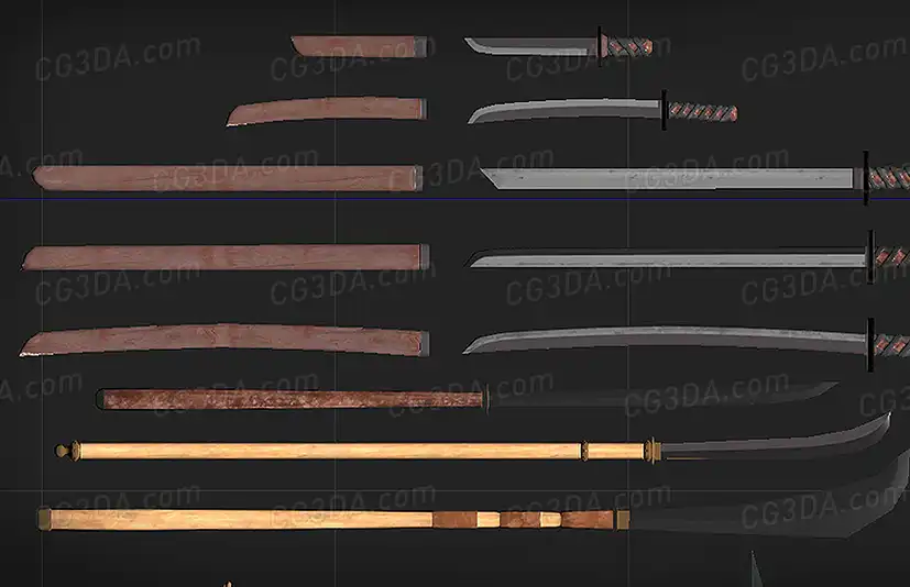 日本武器冷兵器暗器-Japanese Weapon Collection