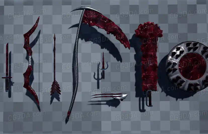 魔幻近战武器-Frozen RPG Weapons: Ice and Snow