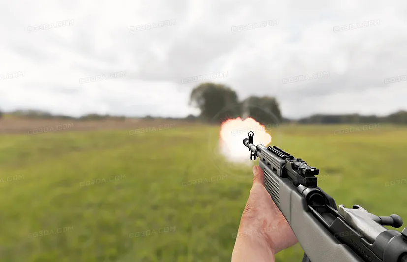 动画FPS武器包  SKS步枪 - Animated SKS Rifle FPS Weapons Pack