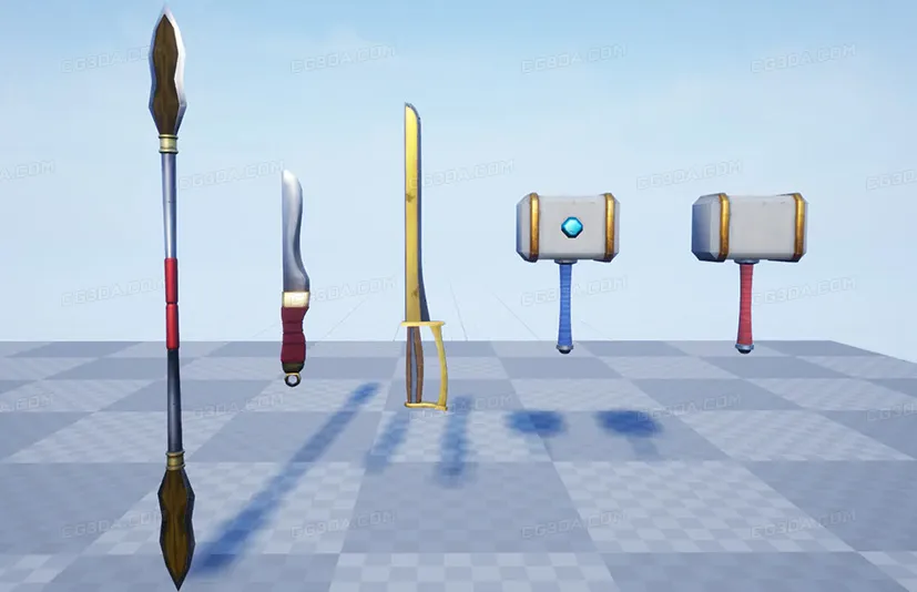 幻想近战武器 - Fantasy Melee Weapons