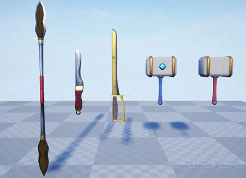 幻想近战武器 - Fantasy Melee Weapons