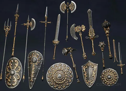 中世纪奇幻武器包 - Fantasy Weapons Pack