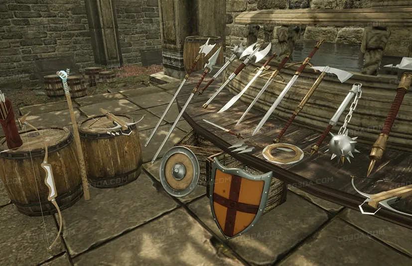中世纪武器收藏品 - Medieval Weapons Collection