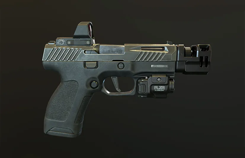 可定制手枪 - CGr Handgun r23