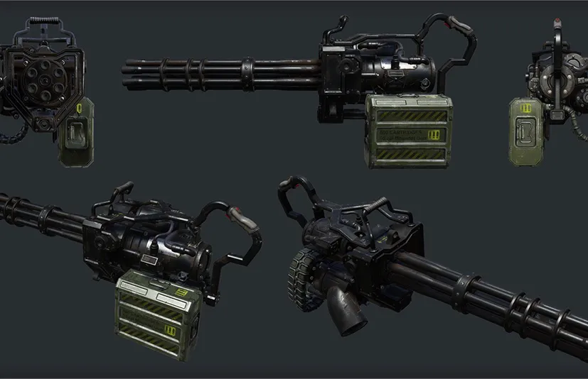 加特林机枪 - Gatling Minigun