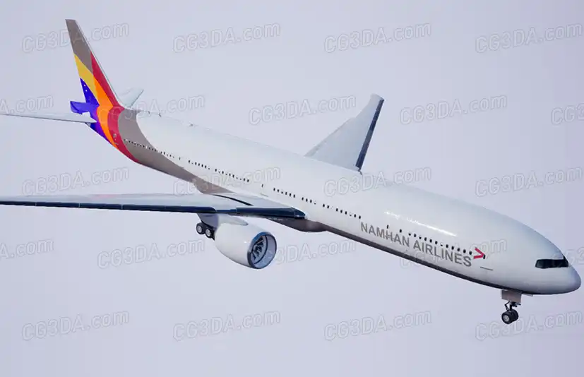 商用客运飞机-Commercial Long-Range Aircraft
