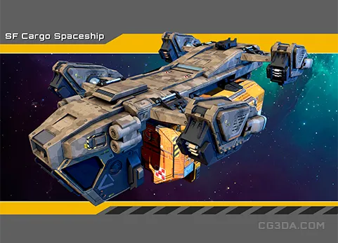 航行货运宇宙飞船-Cargo Spaceship with Flight System