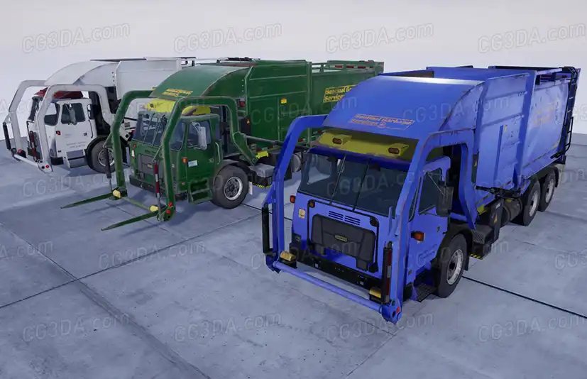 垃圾清洁车-Garbage Truck