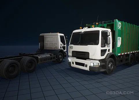 卡车/垃圾车-Truck, Garbage truck