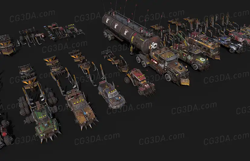 末世超级战车-Mega Battle Car Package