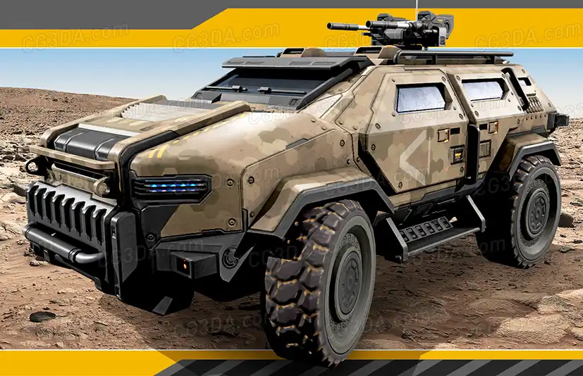 科幻军用车辆-SciFi Military Car