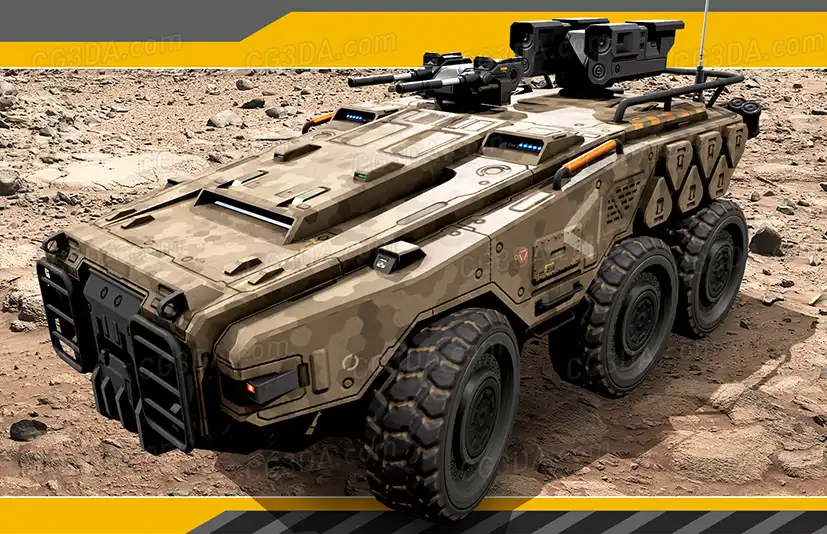 武装装甲车-SciFi Military APC