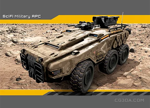 武装装甲车-SciFi Military APC
