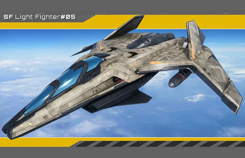 轻型战斗喷气机与飞行系统 - Light Fighter Jet with Flight System