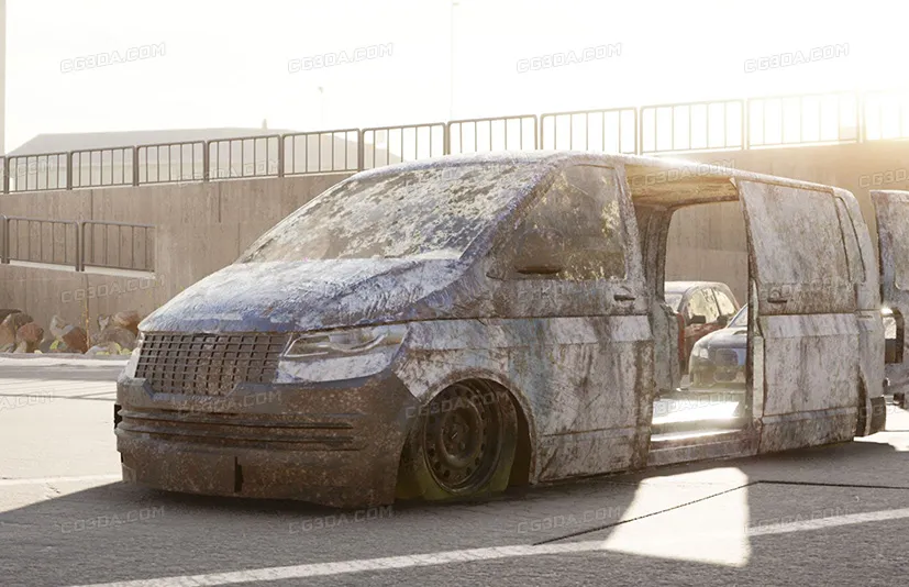 后阿波车残卷01 - PostApo Car Wrecks vol. 01