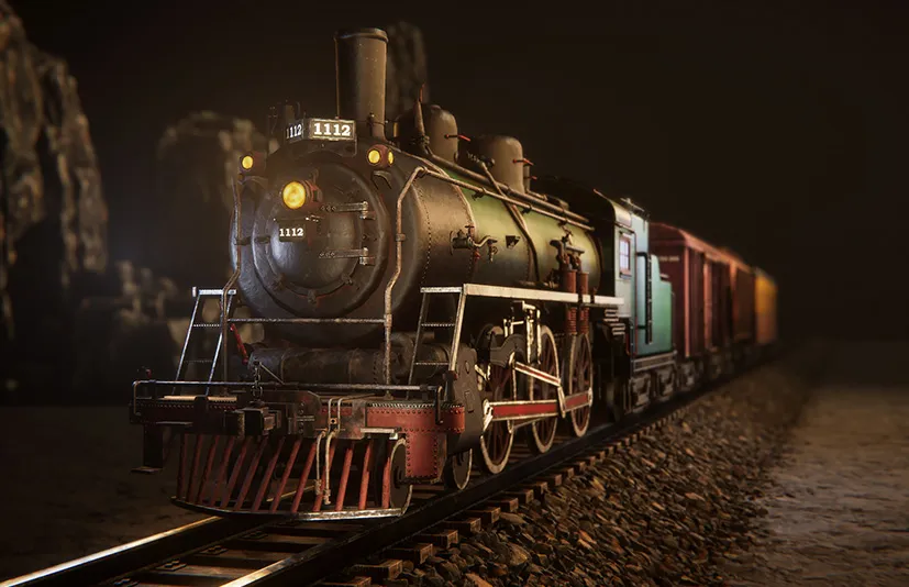老式火车 - Vintage train