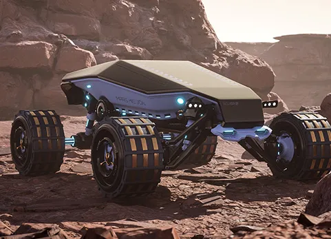 可驾驶火星漫游车 - Driveable Mars Rover
