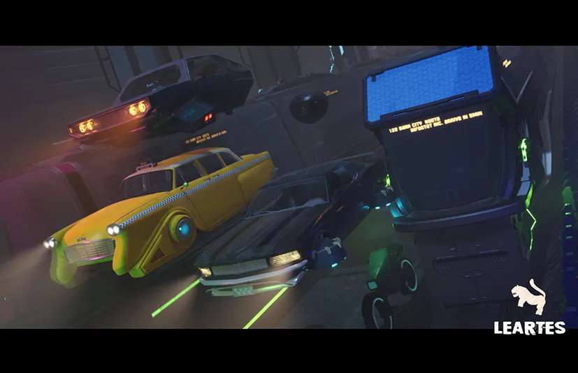 可驾驶赛博朋车辆套装 7件套 - Driveable / Animated Cyberpunk / Futuristic Vehicles Set ( Set of 7 )