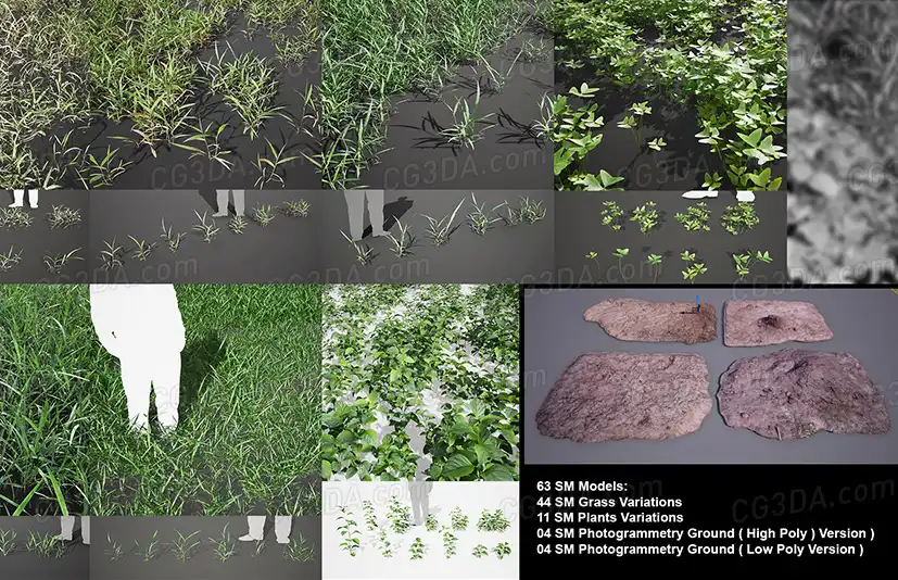 草丛-Realistic Grass Pack 02