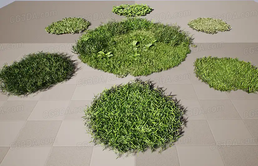 草丛-Realistic Grass Pack 01