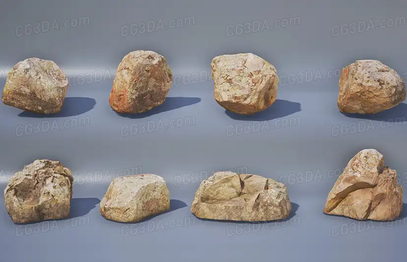 岩石巨石-RealiScan Photogrammetry Boulders