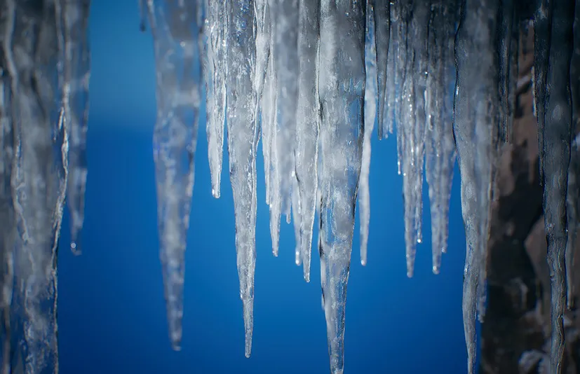 冰柱 - WATER & ICE VOL.1 - Icicles (Nanite and Low Poly)