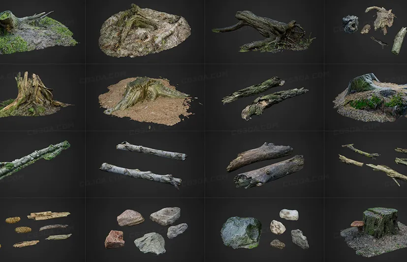 森林自然景观环境-Archmodels for UE vol. 5