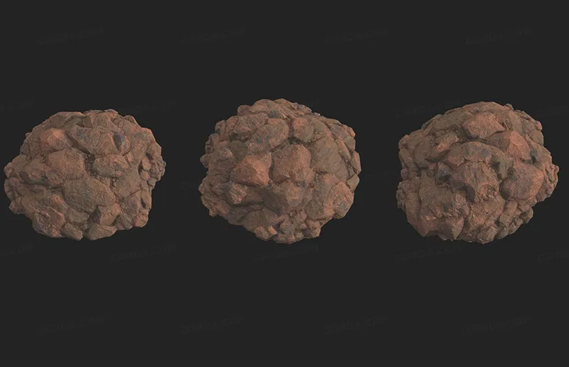 大型沙漠红色岩石和装饰性岩石 - Large Desert Red Rock and Decorative Rock