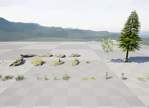 逼真的植被包 - Realistic Foliage Pack