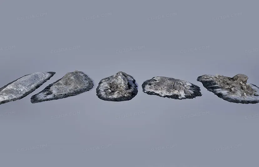 扫描雪堆 - Scanned Snow Piles