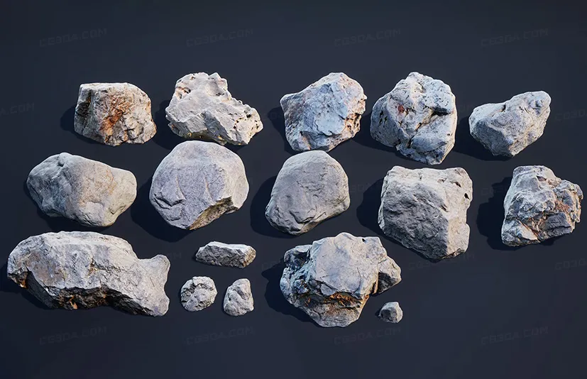 石头和岩石包 - Stones and Rocks pack
