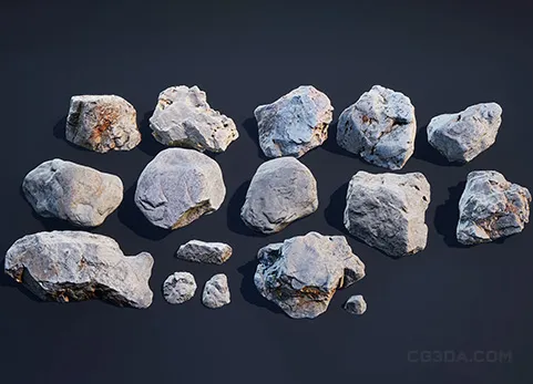 石头和岩石包 - Stones and Rocks pack