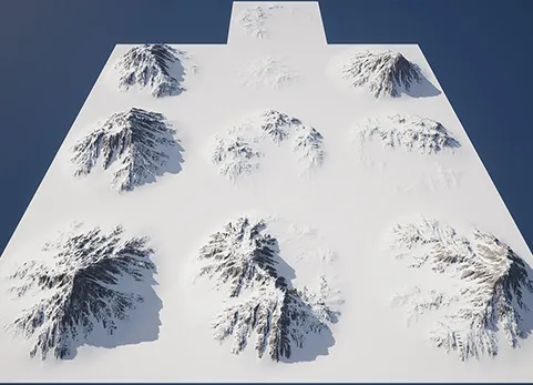 Nanite雪山 - Nanite Snowy Mountains 1 (NSM1)